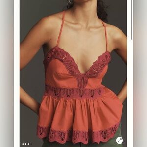 NWT Crafted Lace Babydoll Cami